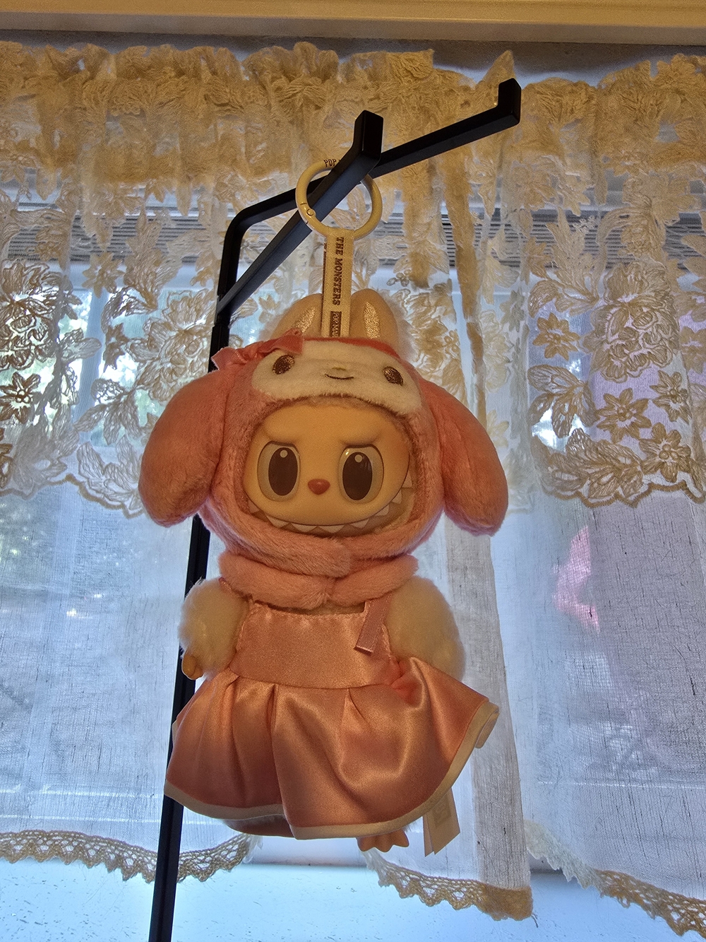 POP MART x Sanrio "The Monsters"
Labubu MY MELODY Plush Pendant.